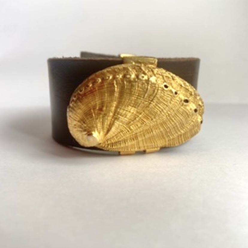 Brazalete Oreja de mar en oro