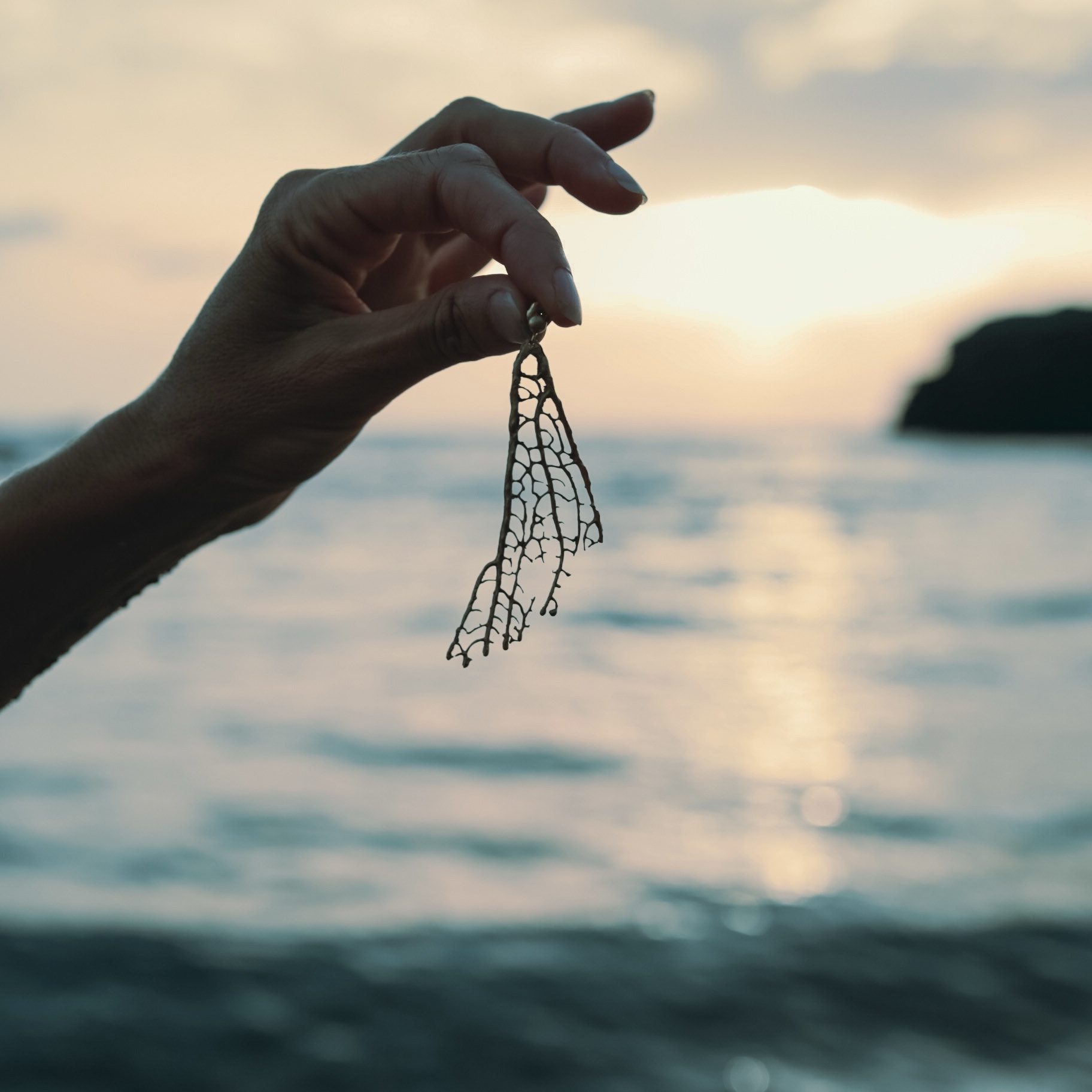 Pendientes gorgonias